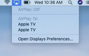 Gunakan Airplay pada Mac