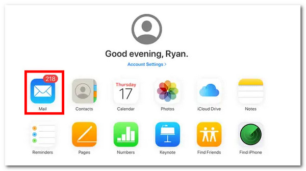 Acceder al correo electrónico de iCloud en la Web (usando un navegador)