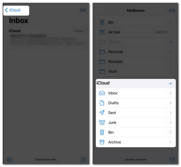 Accede al correo electrónico de iCloud en tu iPhone o iPad