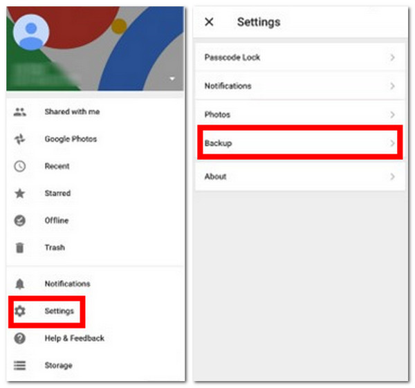 गूगल ड्राइव बैकअप