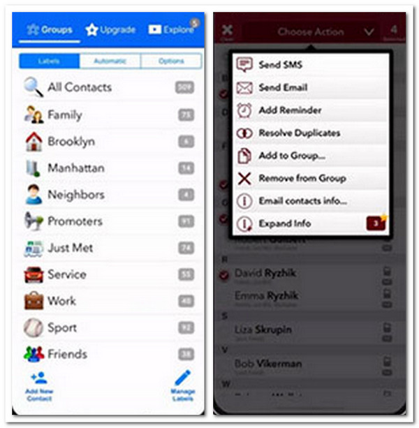 Tạo nhóm Ứng dụng nhóm