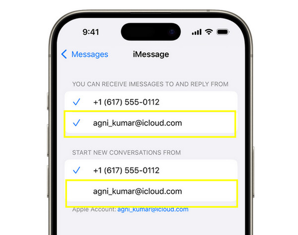 Apple ID:n synkronointiviestit iPhonesta iPadiin