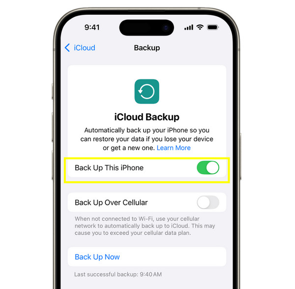 iCloud-varmuuskopiointi ja synkronoi viestit iPhonesta iPadiin