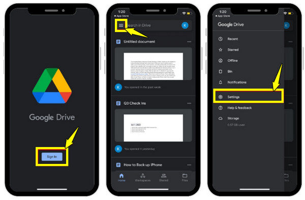 Transfer de date în cloud Storage de pe iPhone pe iPhone