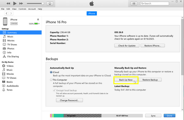Transfer de date iTunes de pe iPhone pe iPhone