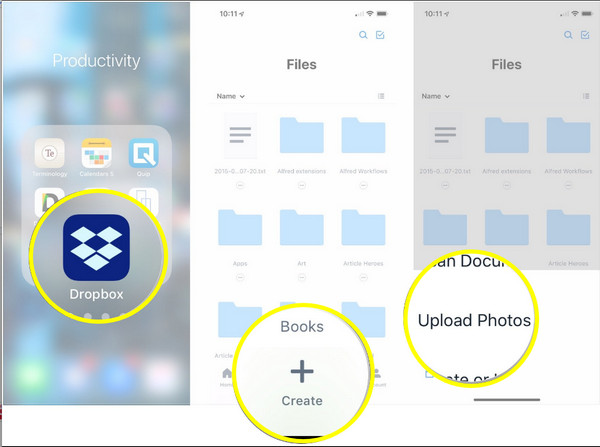 Dropbox Dosyalarını iPhone'dan Bilgisayara Aktarma