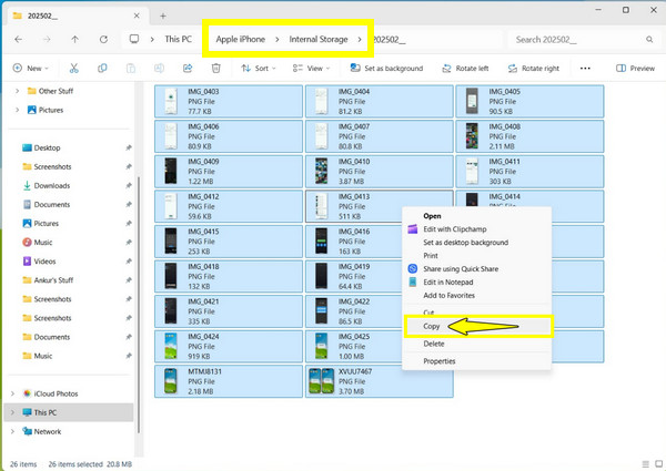 USB Kablosunu Kullanarak Dosyaları iPhone'dan Bilgisayara Aktarın