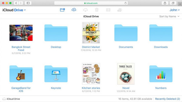 Enviar archivo de iCloud desde iPhone