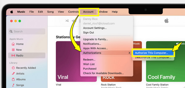 使用 Apple Music 或 iTunes 将 iPhone 中的音乐传输到 Mac。