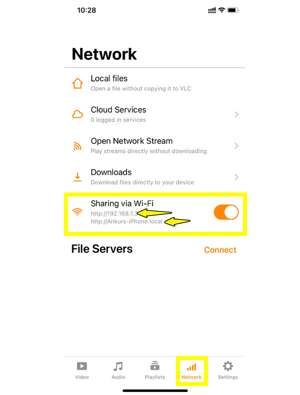 VLC 播放器可将 iPhone 上的视频传输到电脑