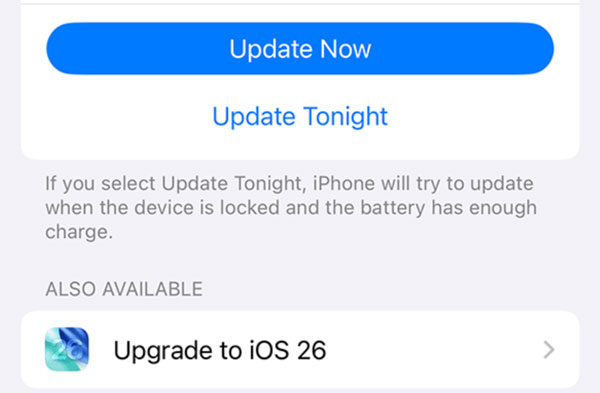 iOS 更新