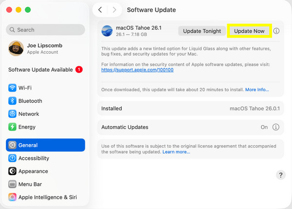 macOS 업데이트