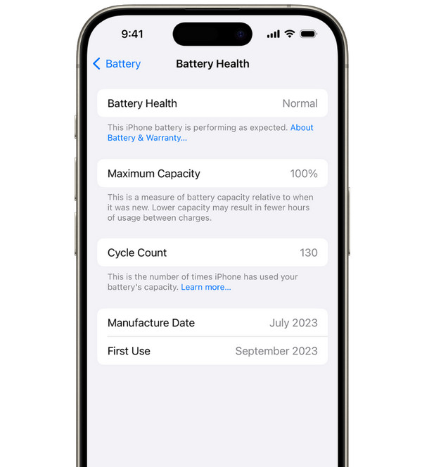 Έλεγχος για προβλήματα υγείας μπαταρίας