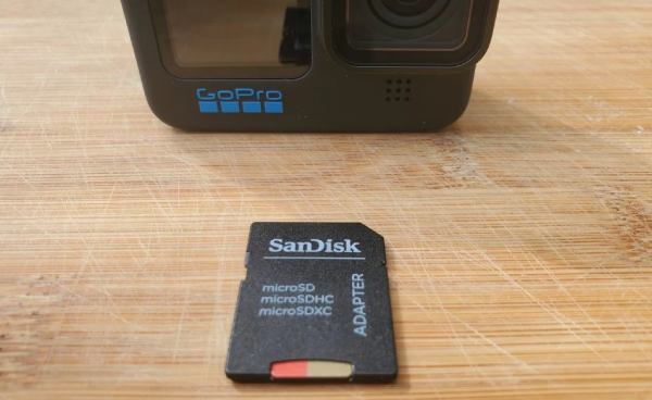 Overfør GoPro-videoer med SD-kort