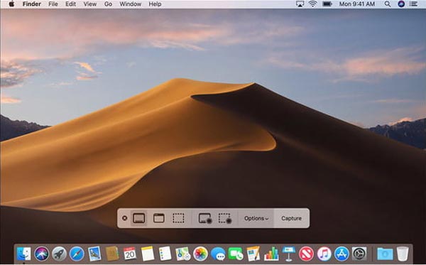 การบันทึกหน้าจอใน Mojave