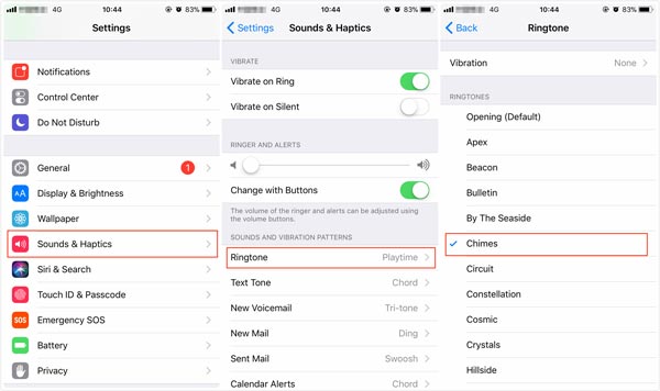 เปลี่ยนริงโทนบน iPhone