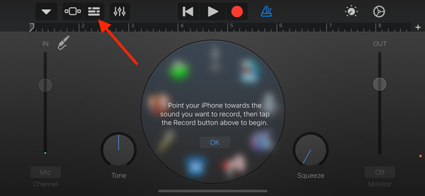 สร้างเสียง TikTok ด้วย GarageBand