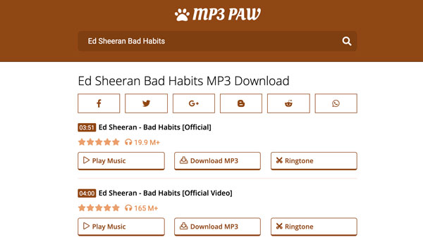 MP3 Paw Download