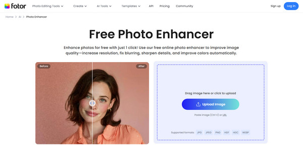 Fotor Blur naar Clear Image Converter