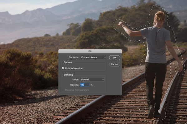 Photoshop Content Aware Fill