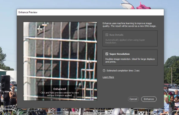 Photoshop Super Resolution