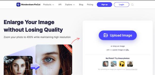 Ingranditore di foto PixCut