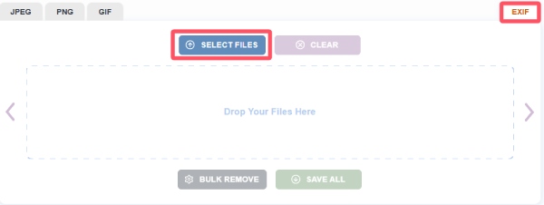 Chọn File Exifremover