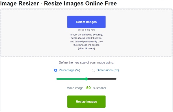 Promjena veličine Ins Photo Simple