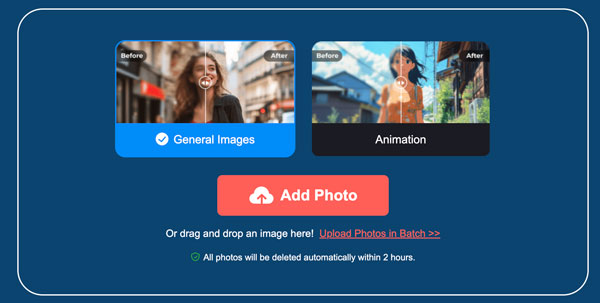 Abra o AnyRec AI Image Upscaler