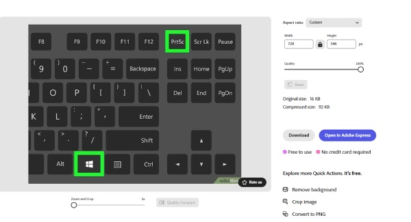 Adobe Upscale WEBP