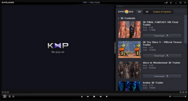 KMPlayer Blu-ray-spelare programvara