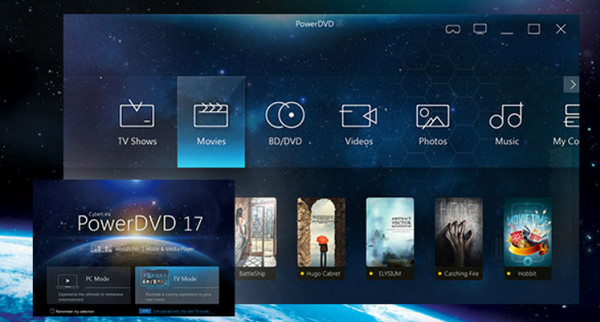 PowerDVD Blu-ray-spelare programvara
