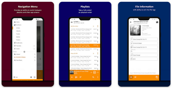 נגן אנדרואיד AIMP M4A