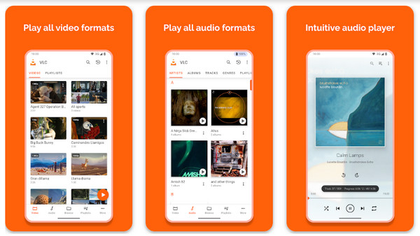 נגן VLC M4A לאנדרואיד