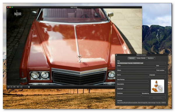 أداة تشغيل الوسائط VLC