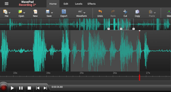Înregistrare ecran Wavepad