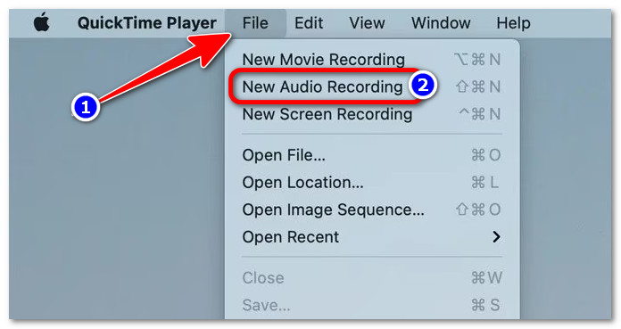 Quicktime 新建音频录制