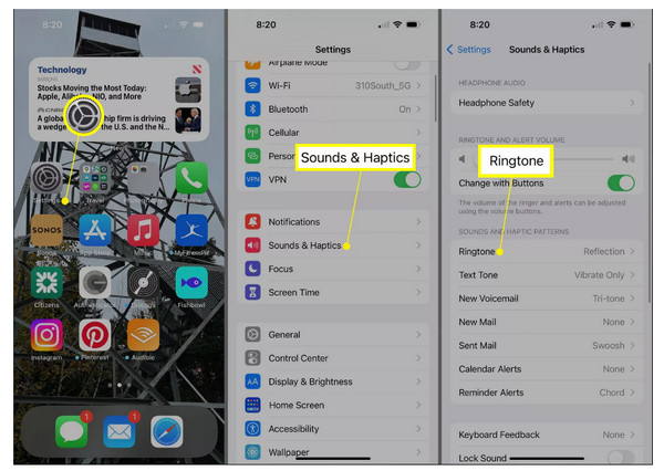 Vaihda iPhonen soittoääni