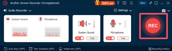 錄製語音信箱 AnyRec