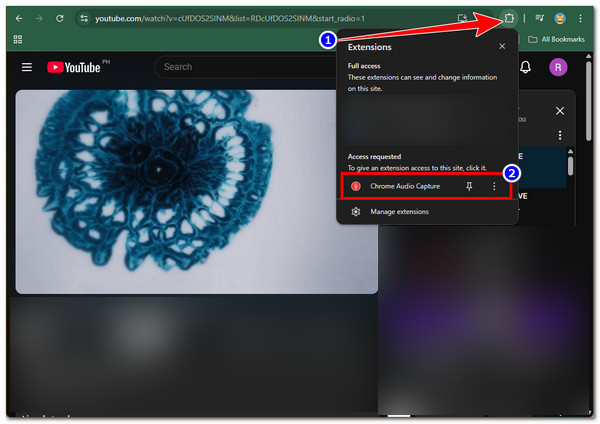 Chrome Audio Capture Select-udvidelse
