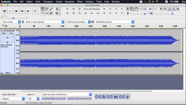 Perakam Suara Audacity Mac