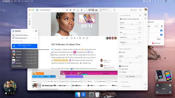 Perakam Suara Perihalan Mac
