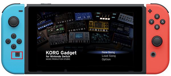ปุ่มจับภาพ Nintendo Switch