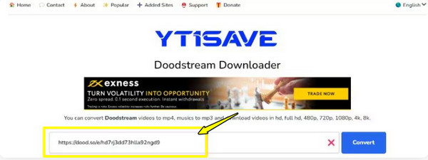 Gebruik Doodstream Downloader