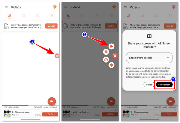 टैंगो वीडियो कॉल रिकॉर्ड करें AZ ऐप