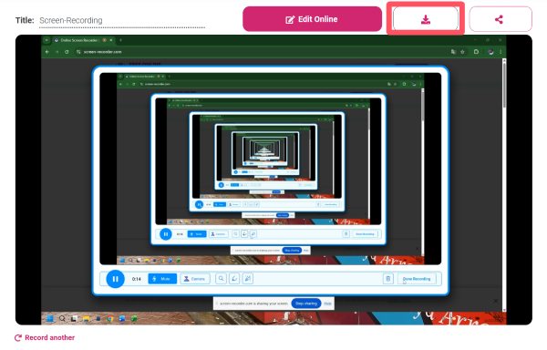 Muat Turun Rakaman Screenpal