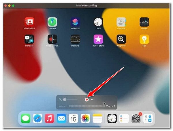 Start Recording on iPad Mac