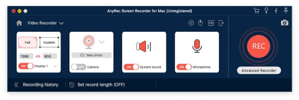 برنامج تسجيل الشاشة، برنامج تسجيل الصوت Anyrec
