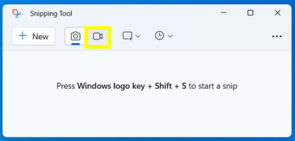 Înregistrare ecran cu instrumentul de decupare pe Surface Pro