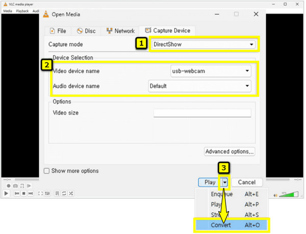 Enregistrer la webcam avec VLC